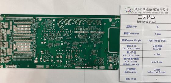 Good price Custom FR4 Material Industrial Control PCBs Printed Circuit Board Multilayer online