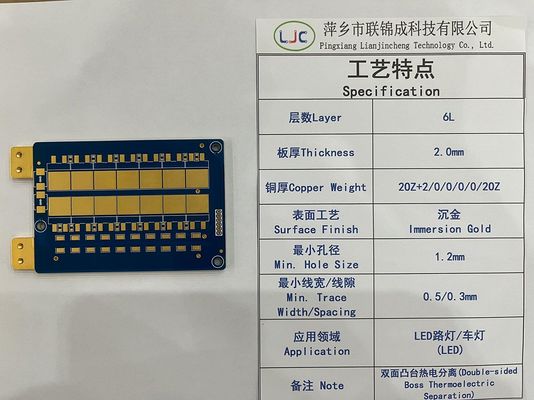 Giá tốt. Metal Base PCB hai mặt Boss Thermo Electric Separation với nền đồng trực tuyến